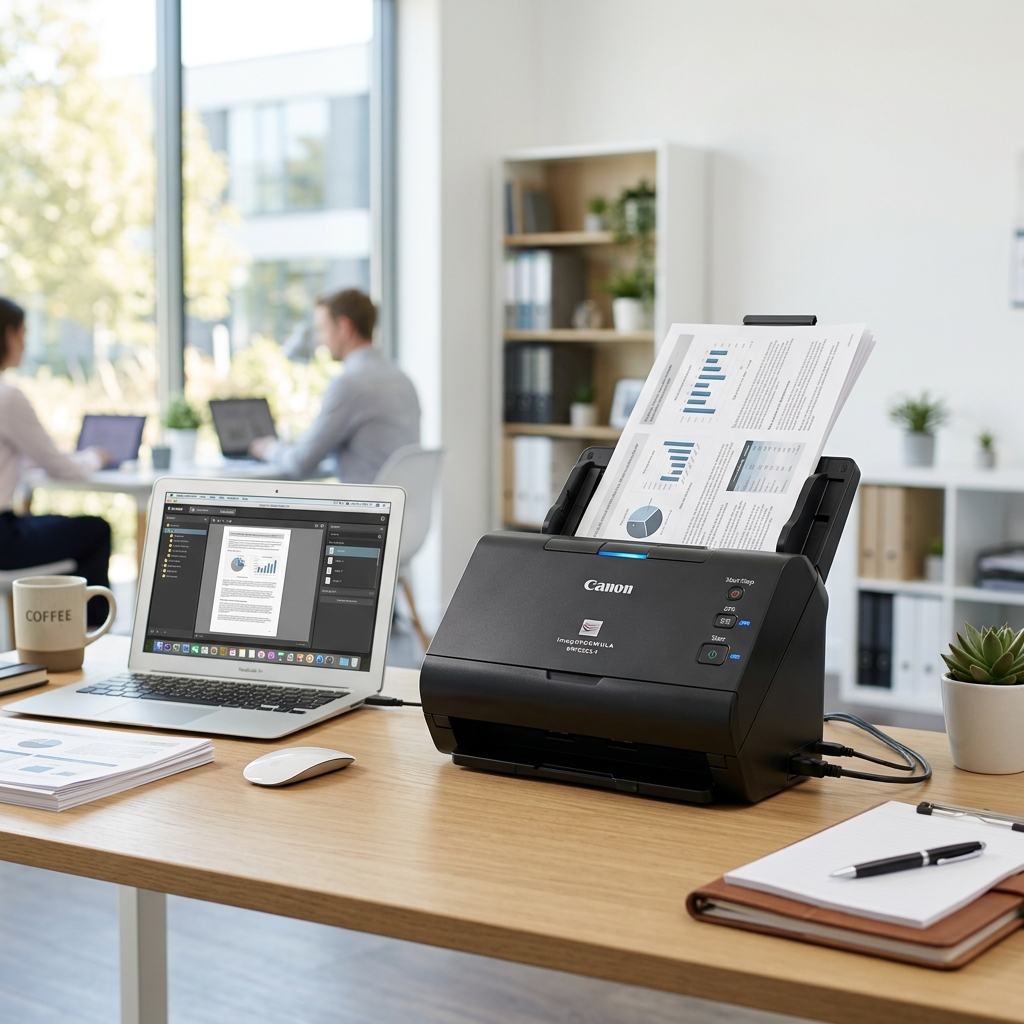 Canon high-speed document scanner device